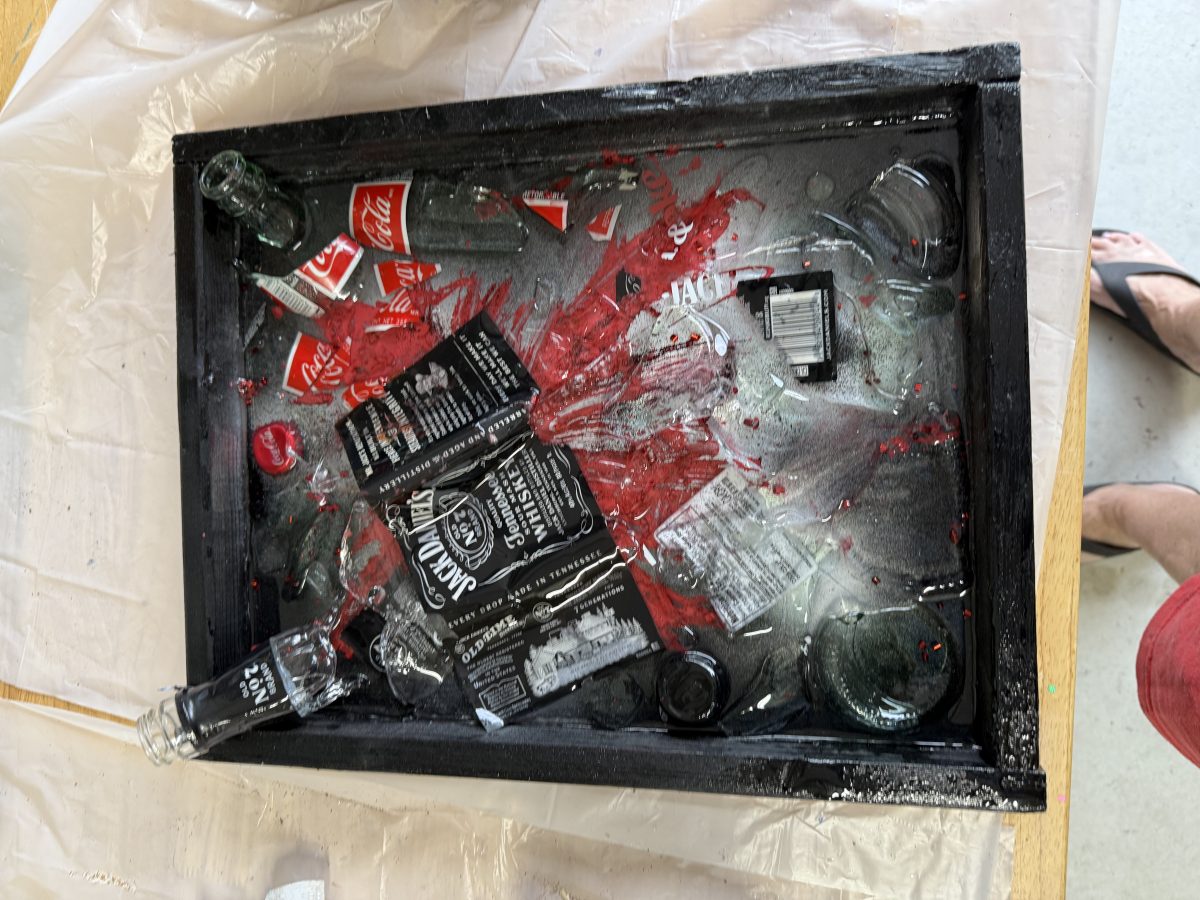 Broken Bottle Art
